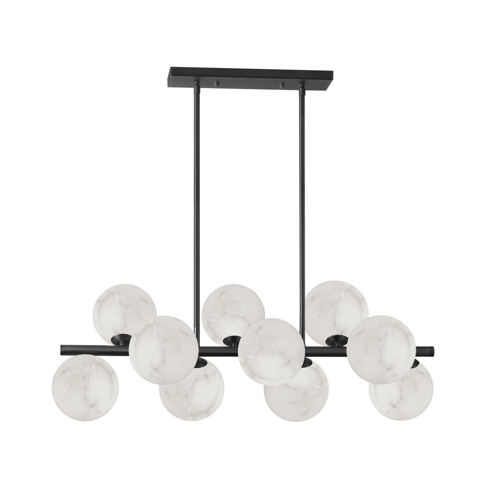 Dainolite Canada - Ten Light Pendant - Giovanna - Alabaster- Union Lighting Luminaires Decor