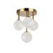 Dainolite Canada - Four Light Flush Mount - Giovanna - Alabaster- Union Lighting Luminaires Decor