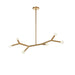Dainolite Canada - Six Light Pendant - Morgan - Aged Brass- Union Lighting Luminaires Decor