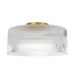 Dainolite Canada - One Light Flush Mount - Nadine - Clear- Union Lighting Luminaires Decor