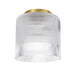 Dainolite Canada - One Light Flush Mount - Nadine - Clear- Union Lighting Luminaires Decor