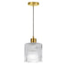 Dainolite Canada - One Light Pendant - Nadine - Clear- Union Lighting Luminaires Decor