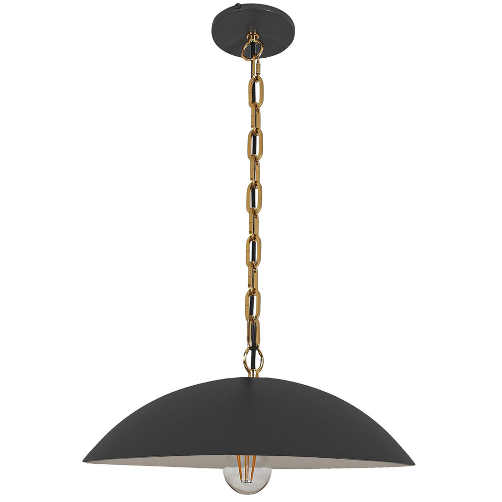 Dainolite Canada - One Light Pendant - Ofelia - Matte Black- Union Lighting Luminaires Decor
