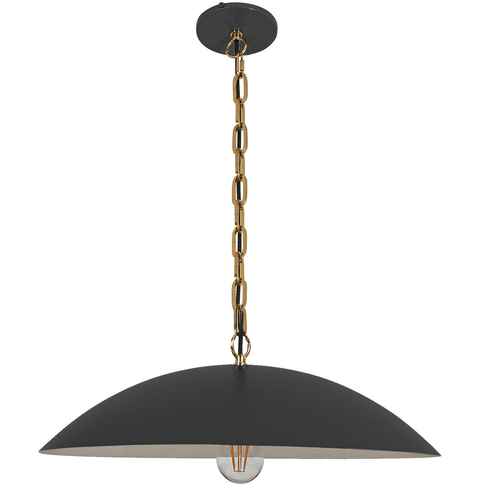 Dainolite Canada - One Light Pendant - Ofelia - Matte Black- Union Lighting Luminaires Decor