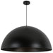 Dainolite Canada - One Light Pendant - Ofelia - Matte Black- Union Lighting Luminaires Decor