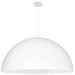 Dainolite Canada - One Light Pendant - Ofelia - Matte White- Union Lighting Luminaires Decor