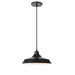 Dainolite Canada - One Light Pendant - Olya - Matte Black- Union Lighting Luminaires Decor