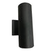 Dainolite Canada - Two Light Outdoor Wall Sconce - Oslo - Matte Black- Union Lighting Luminaires Decor