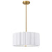 Dainolite Canada - Three Light Pendant - Pacifica - White- Union Lighting Luminaires Decor