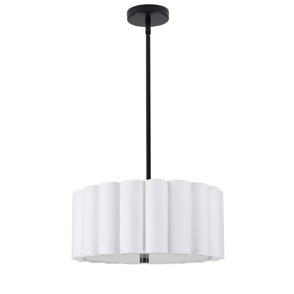 Dainolite Canada - Three Light Pendant - Pacifica - White- Union Lighting Luminaires Decor