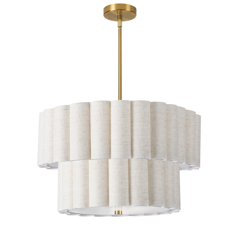 Dainolite Canada - Four Light Pendant - Pacifica - Flax- Union Lighting Luminaires Decor