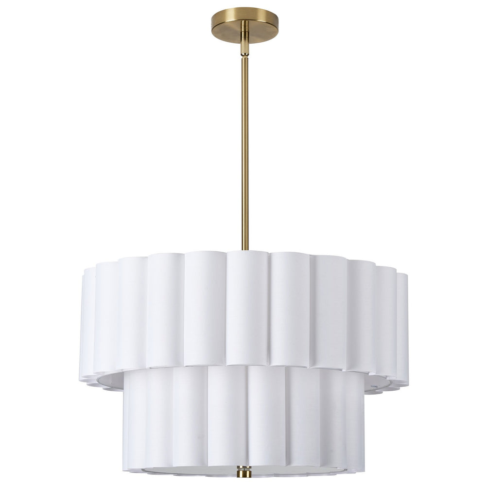 Dainolite Canada - Four Light Pendant - Pacifica - White- Union Lighting Luminaires Decor