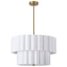Dainolite Canada - Four Light Pendant - Pacifica - White- Union Lighting Luminaires Decor