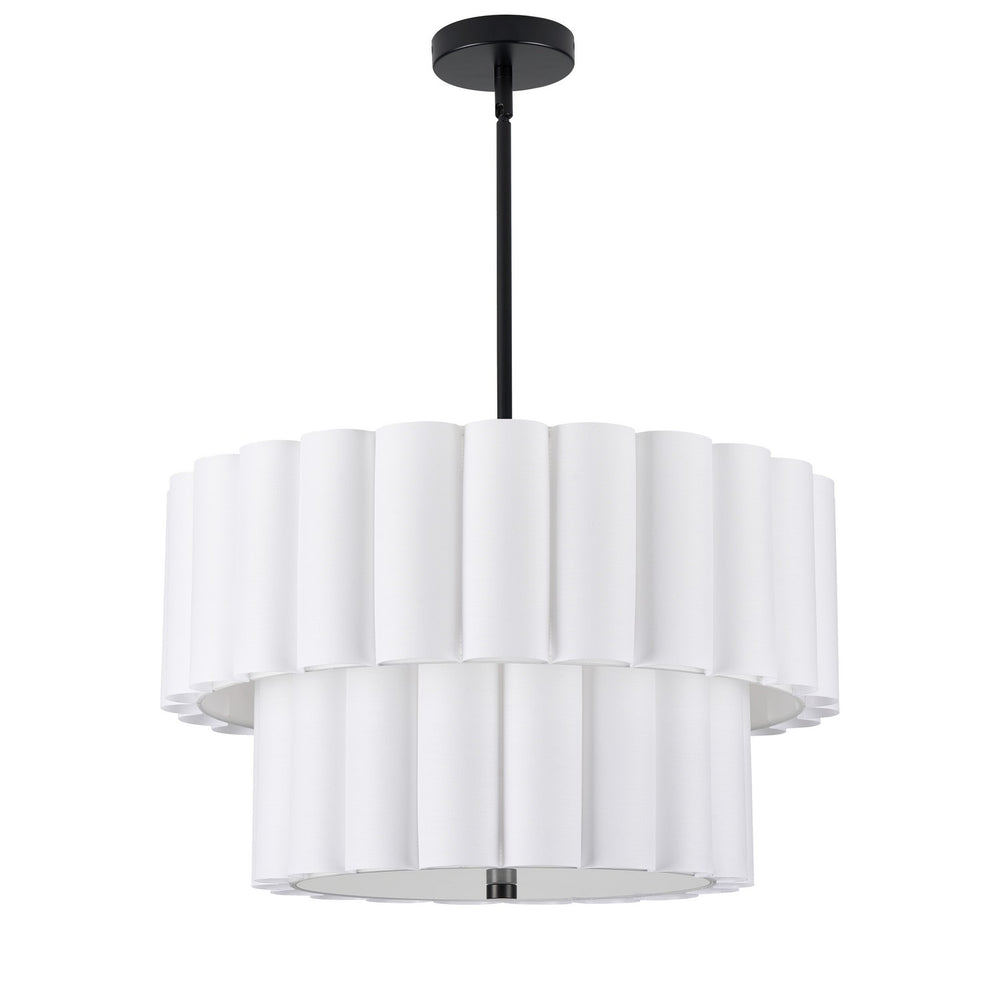 Dainolite Canada - Four Light Pendant - Pacifica - White- Union Lighting Luminaires Decor