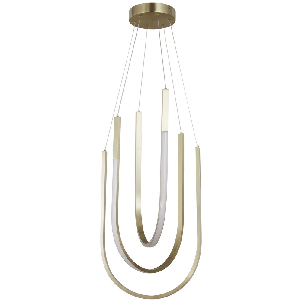 Dainolite Canada - LED Pendant - Pacari - Aged Brass- Union Lighting Luminaires Decor