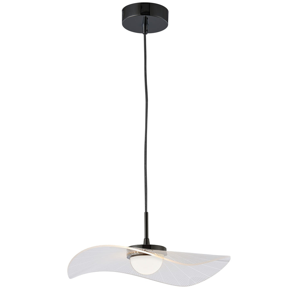 Dainolite Canada - One Light Pendant - Percival - Clear & White- Union Lighting Luminaires Decor