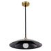 Dainolite Canada - One Light Pendant - Pima - Matte Black- Union Lighting Luminaires Decor