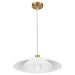 Dainolite Canada - One Light Pendant - Pima - Matte White- Union Lighting Luminaires Decor