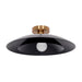 Dainolite Canada - One Light Semi-Flush Mount - Pima - Matte Black- Union Lighting Luminaires Decor