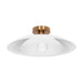 Dainolite Canada - One Light Semi-Flush Mount - Pima - Matte White- Union Lighting Luminaires Decor