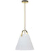 Dainolite Canada - One Light Pendant - Polly - White- Union Lighting Luminaires Decor