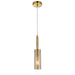 Dainolite Canada - One Light Pendant - Percy - Aged Brass- Union Lighting Luminaires Decor