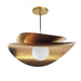 Dainolite Canada - One Light Pendant - Paven - Aged Brass- Union Lighting Luminaires Decor