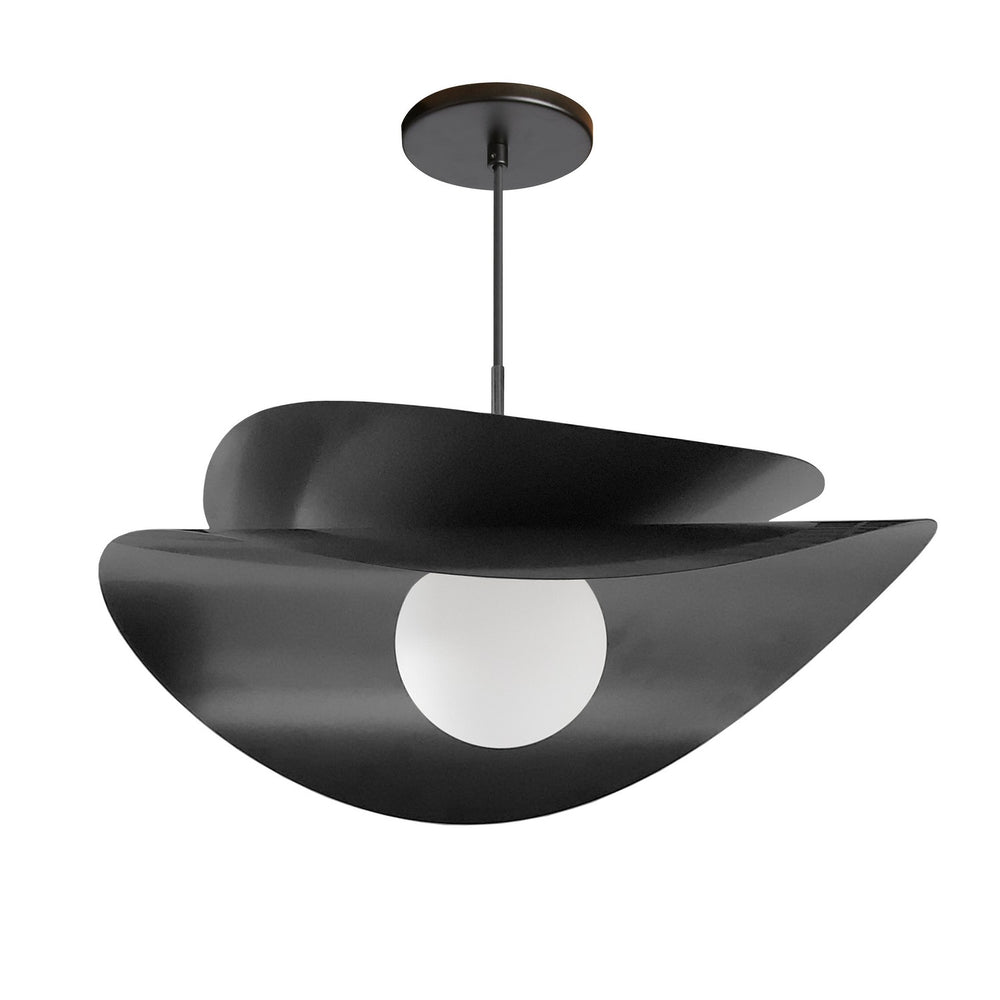 Dainolite Canada - One Light Pendant - Paven - Matte Black- Union Lighting Luminaires Decor