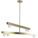 Dainolite Canada - Six Light Chandelier - Raleigh - Aged Brass- Union Lighting Luminaires Decor