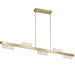Dainolite Canada - 15 Light Pendant - Raleigh - Aged Brass- Union Lighting Luminaires Decor