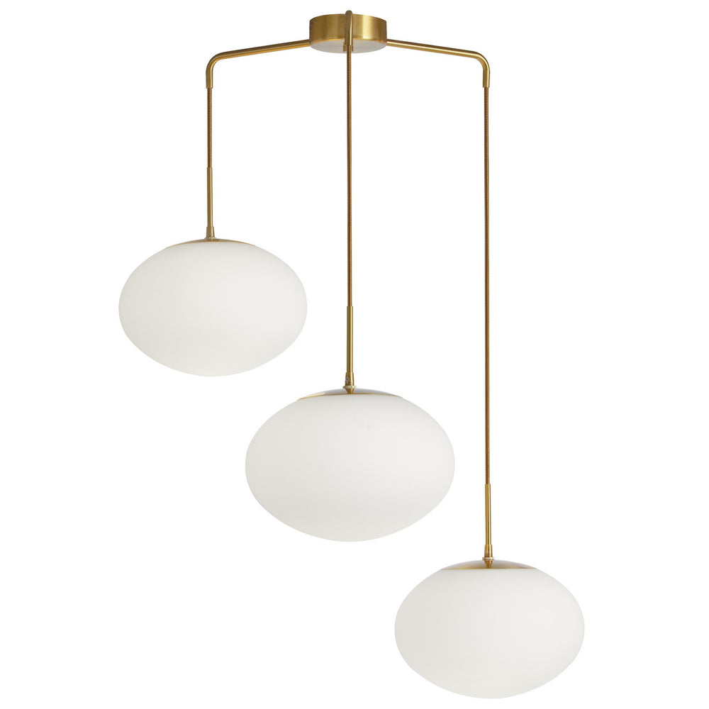 Dainolite Canada - Three Light Pendant - Rachel - White- Union Lighting Luminaires Decor