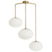 Dainolite Canada - Three Light Pendant - Rachel - White- Union Lighting Luminaires Decor