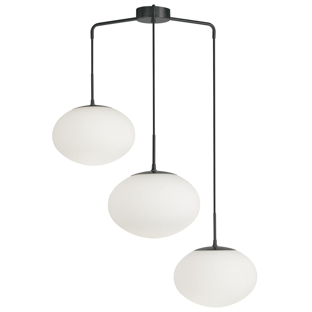 Dainolite Canada - Three Light Pendant - Rachel - White- Union Lighting Luminaires Decor
