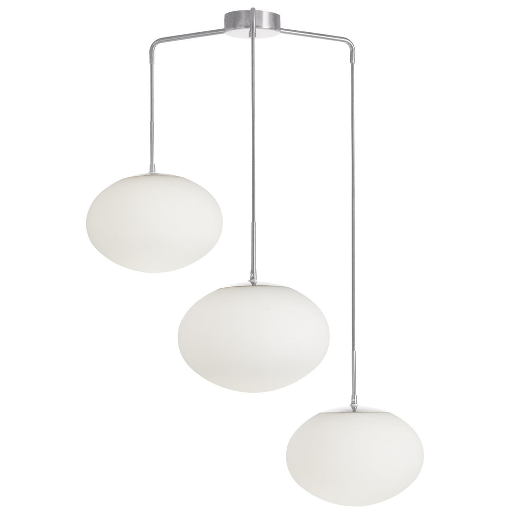 Dainolite Canada - Three Light Pendant - Rachel - White- Union Lighting Luminaires Decor