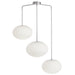 Dainolite Canada - Three Light Pendant - Rachel - White- Union Lighting Luminaires Decor