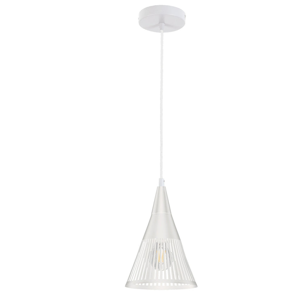 Dainolite Canada - One Light Pendant - Rebecca - Matte White- Union Lighting Luminaires Decor