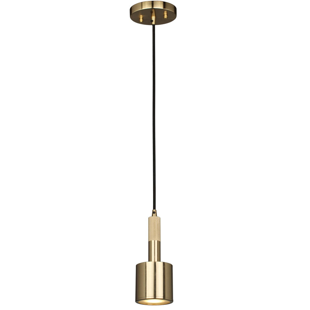 Dainolite Canada - One Light Pendant - Rhoswen - Aged Brass- Union Lighting Luminaires Decor