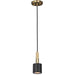 Dainolite Canada - One Light Pendant - Rhoswen - Matte Black- Union Lighting Luminaires Decor