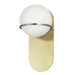 Dainolite Canada - One Light Wall Sconce - Sofia - Aged Brass- Union Lighting Luminaires Decor