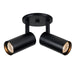 Dainolite Canada - Two Light Spotlight - Stanly - Matte Black- Union Lighting Luminaires Decor