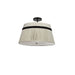 Dainolite Canada - Three Light Semi Flush Mount - Sylvie - White- Union Lighting Luminaires Decor