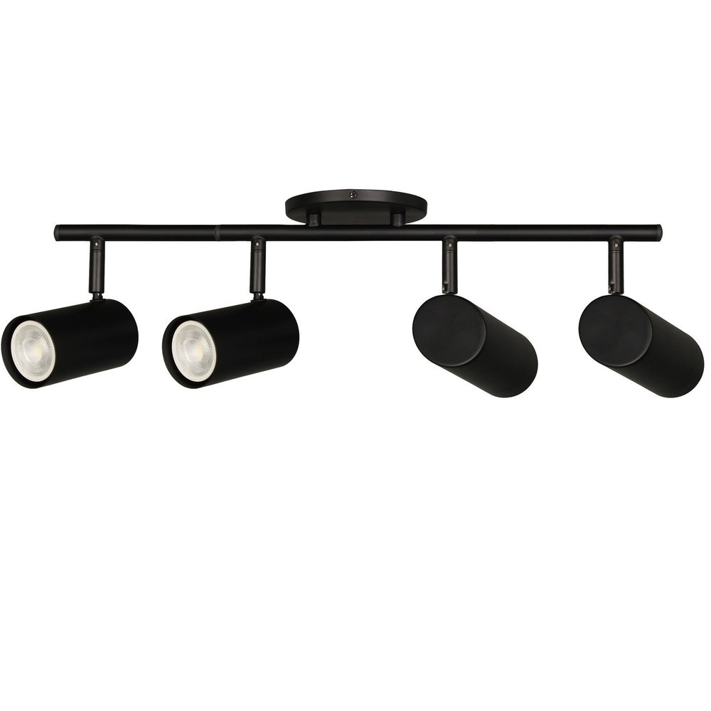 Dainolite Canada - Four Light Track Light - Taylor - Matte Black- Union Lighting Luminaires Decor