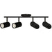 Dainolite Canada - Four Light Track Light - Taylor - Matte Black- Union Lighting Luminaires Decor