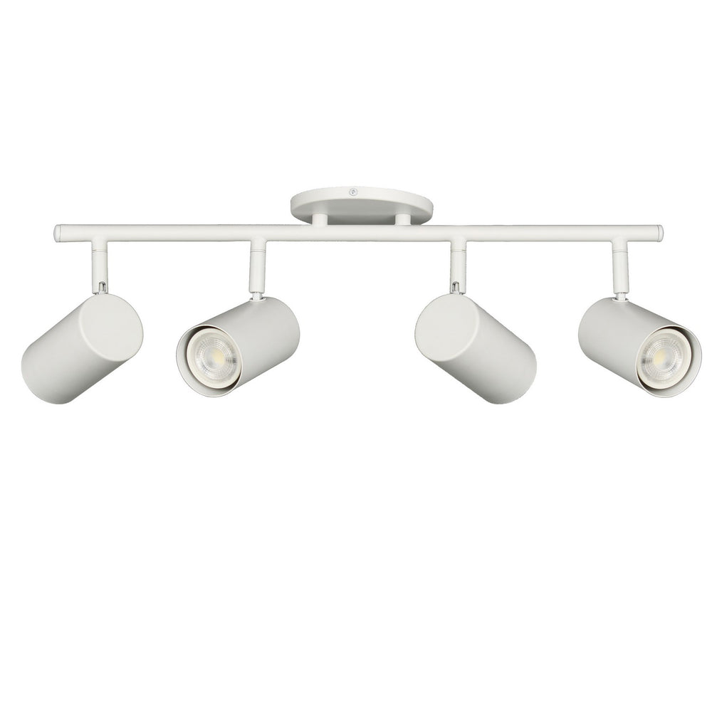 Dainolite Canada - Four Light Track Light - Taylor - Matte White- Union Lighting Luminaires Decor