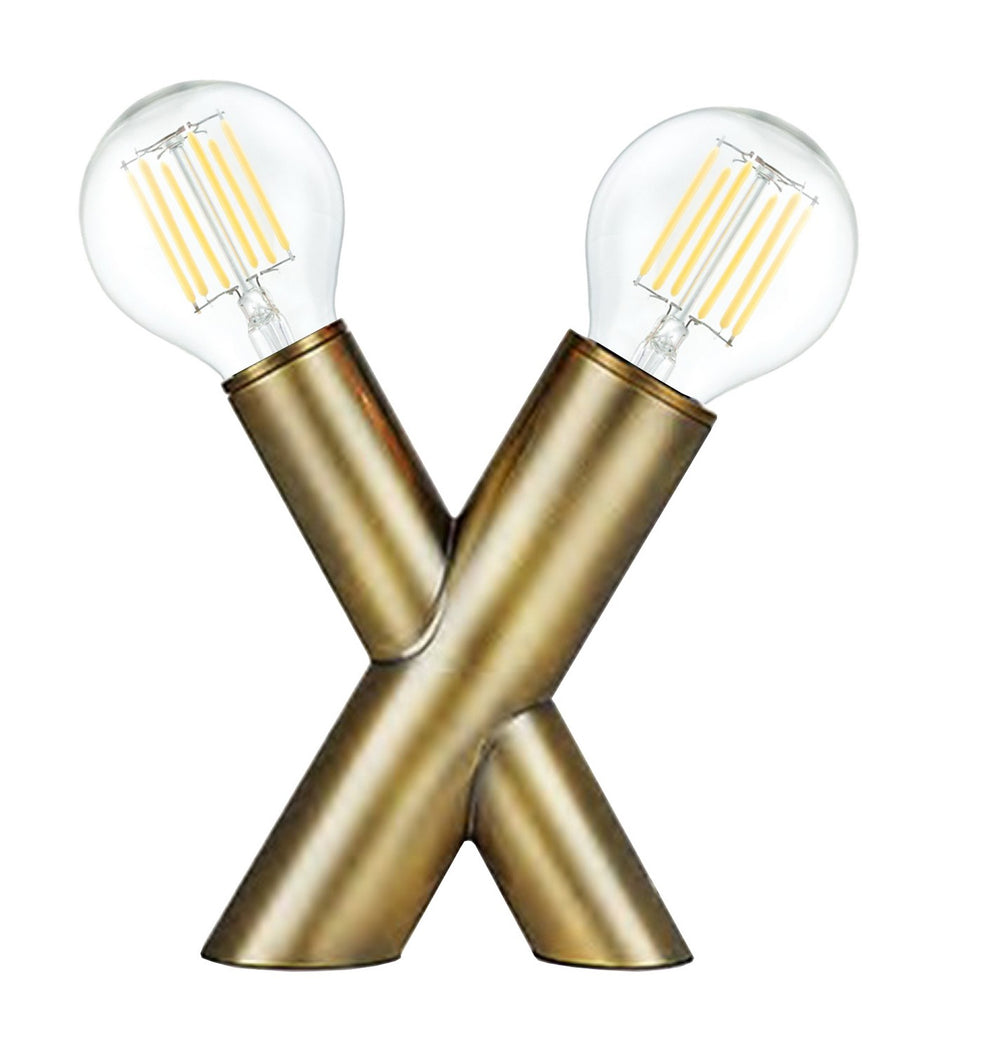 Dainolite Canada - Two Light Table Lamp - Temora - Aged Brass- Union Lighting Luminaires Decor