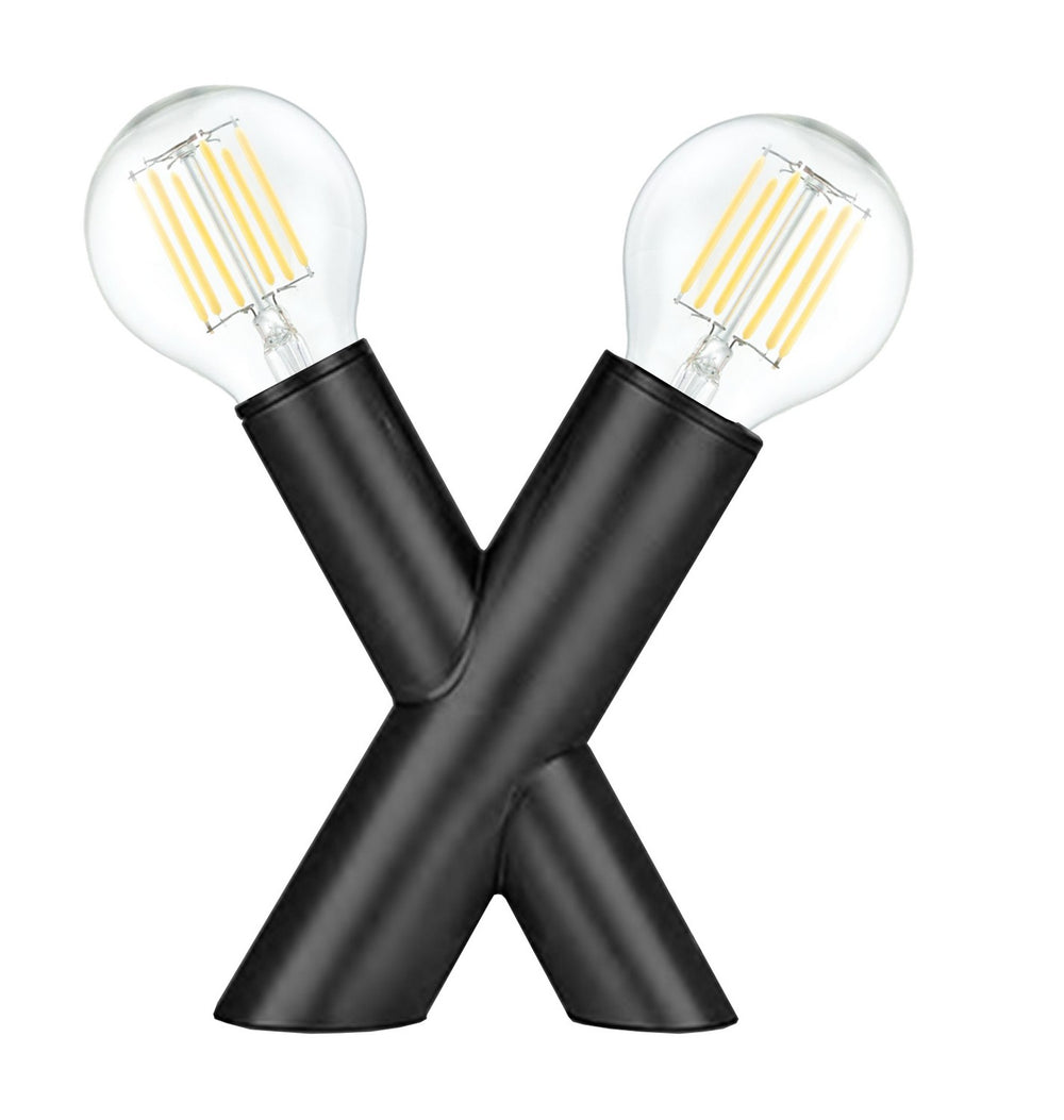 Dainolite Canada - Two Light Table Lamp - Temora - Matte Black- Union Lighting Luminaires Decor