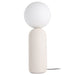 Dainolite Canada - One Light Table Lamp - Toria - Matte White- Union Lighting Luminaires Decor