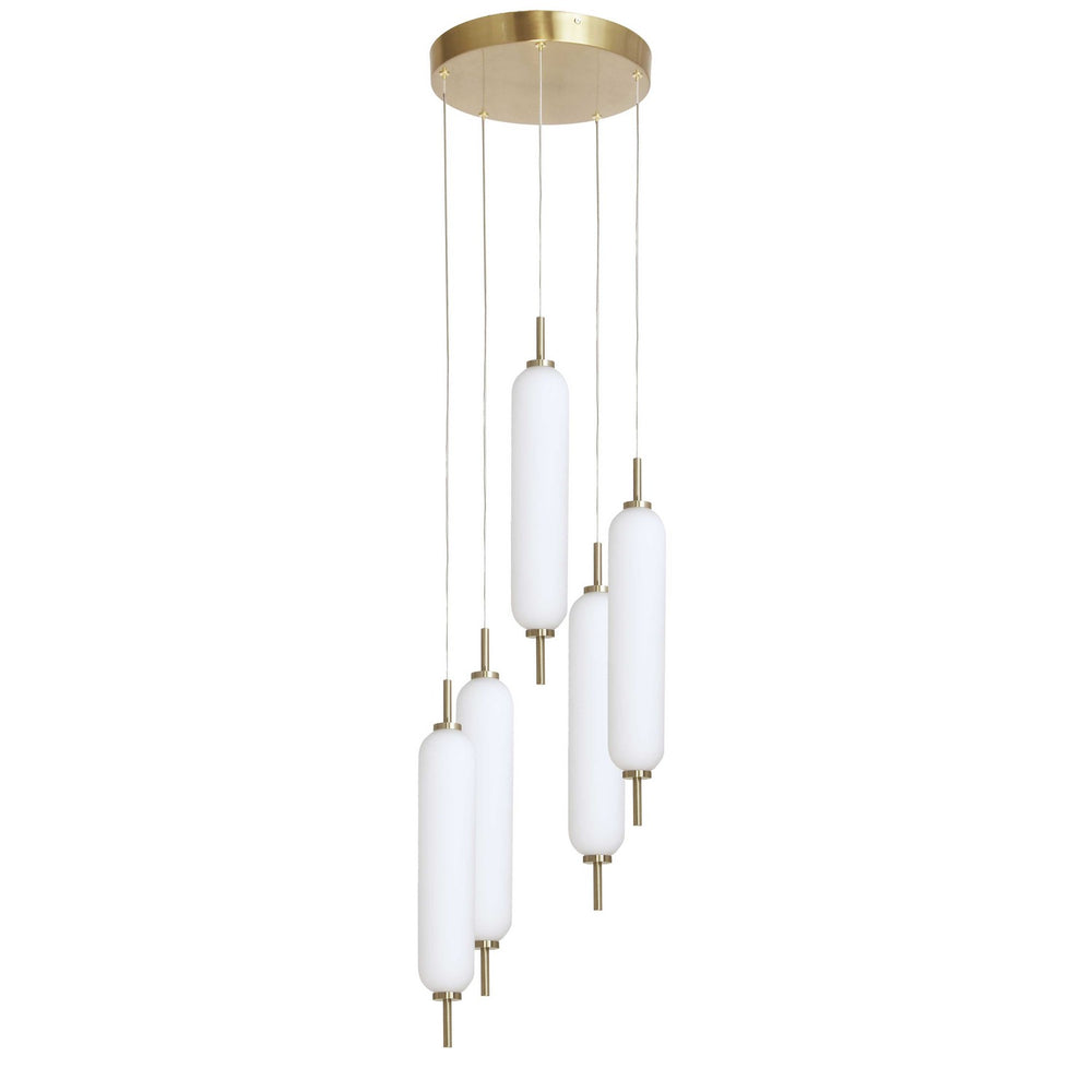 Dainolite Canada - LED Pendant - Typha - Aged Brass- Union Lighting Luminaires Decor