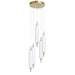 Dainolite Canada - LED Pendant - Typha - Aged Brass- Union Lighting Luminaires Decor