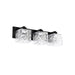 Dainolite Canada - Three Light Vanity - Veda - Matte Black- Union Lighting Luminaires Decor